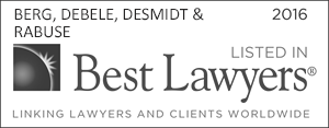Berg, Debele, DeSmidt & Rabuse. 2016 | Listed in | Best Lawyers | Linking Lawyers And Clients Worldwide